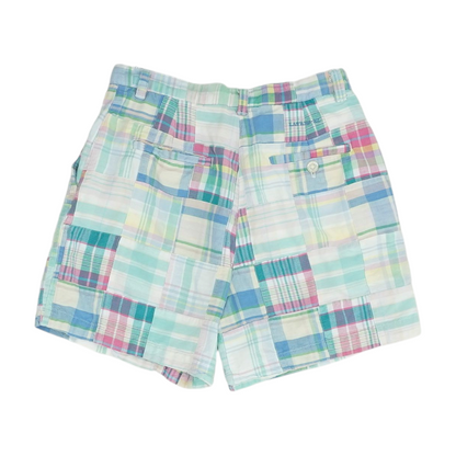 Multi Petite Plaid Chino Shorts