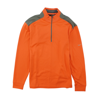 Coral Solid 1/4 Zip Pullover