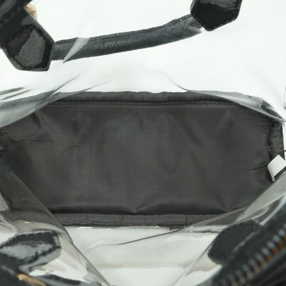 Black Transparent Stadium Handbag
