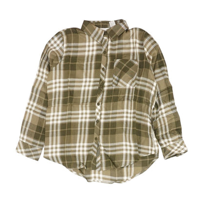 Green Plaid Button Down