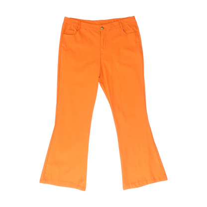Orange Regular Pants