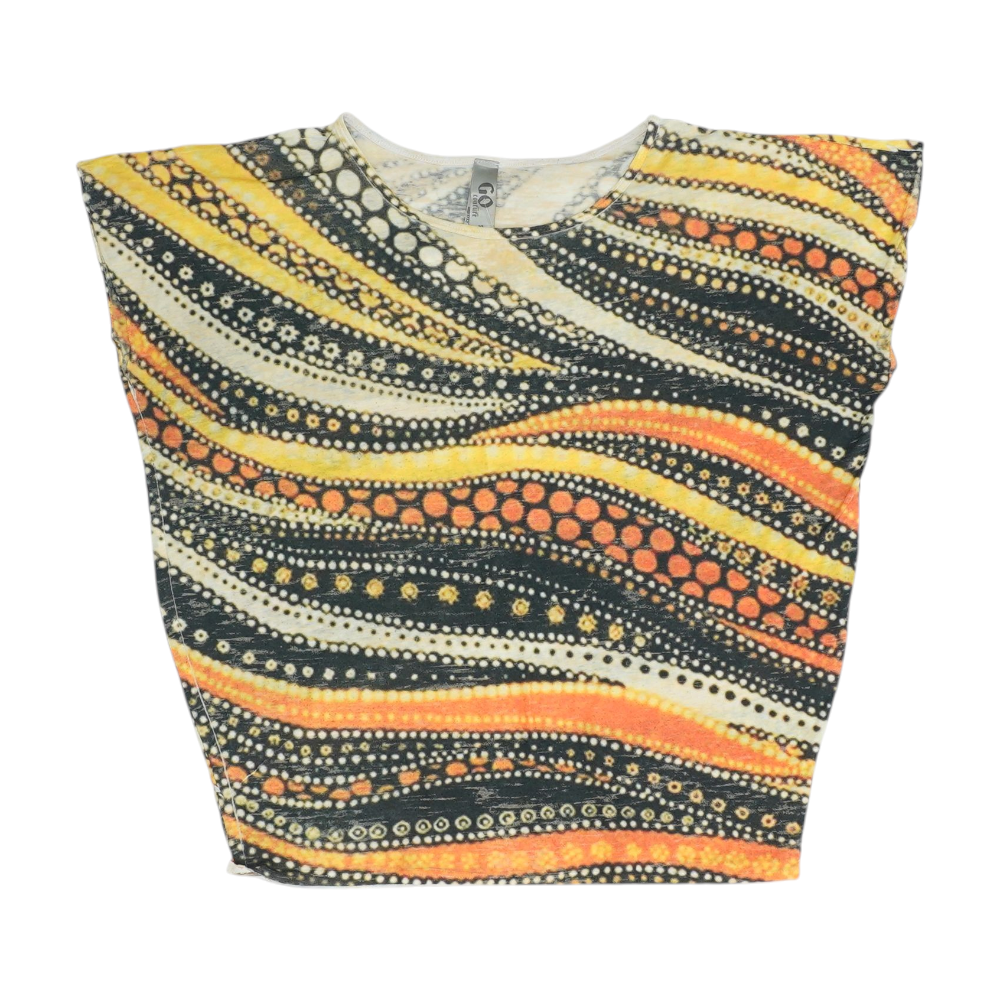 Yellow Print Blouse