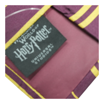 Burgundy Striped Neck Tie