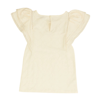 Cream Petite Blouse