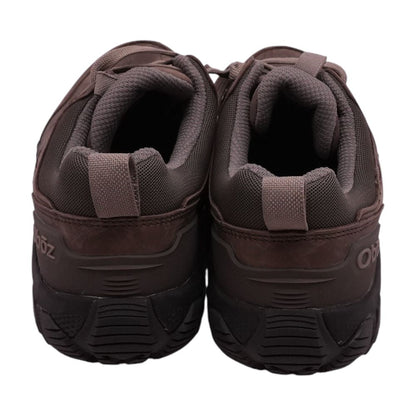 Sawtooth Brown Leather Low Top Athletic Shoes