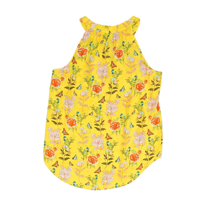 Yellow Floral Blouse