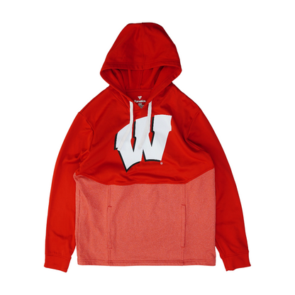 Red Wisconsin Badgers Solid Hoodie Pullover