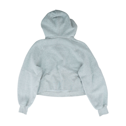 Gray Solid 1/4 Zip Pullover