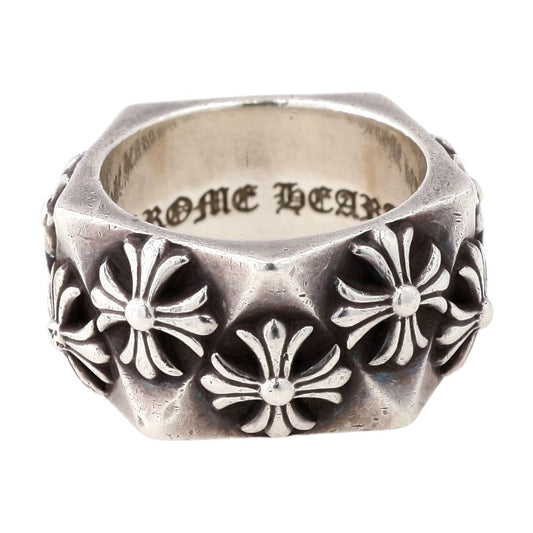 Sterling Silver CH Pentagon Band