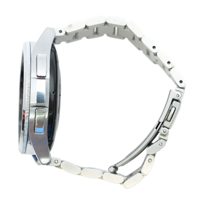 43mm Galaxy Watch6 Classic Silver Smartwatch Silver Band Small