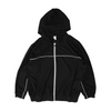 Black Plus Size Solid Active Jacket