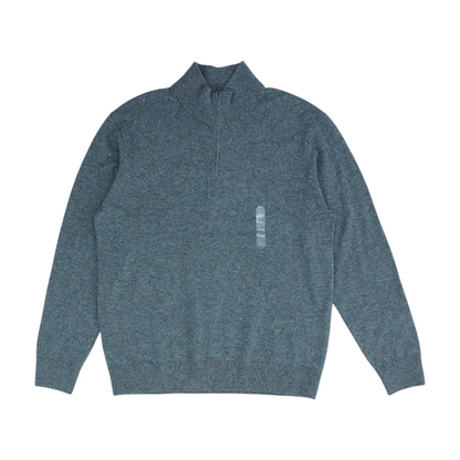 Graphite Solid 1/4 Zip Sweater