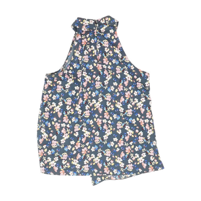 Blue Floral Blouse