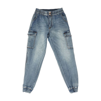 Blue Solid Jeans