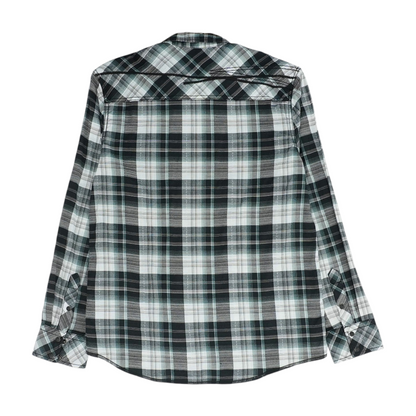 Multi Plaid Long Sleeve Button Down