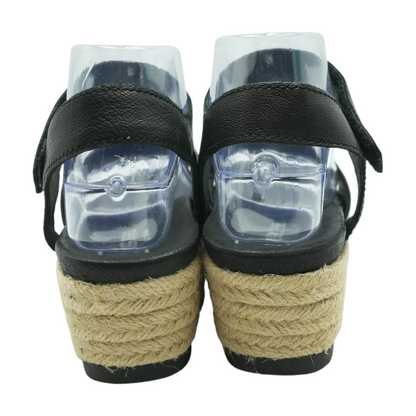 Black Flat Sandals