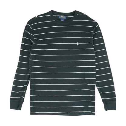Black Striped Pullover Sweater