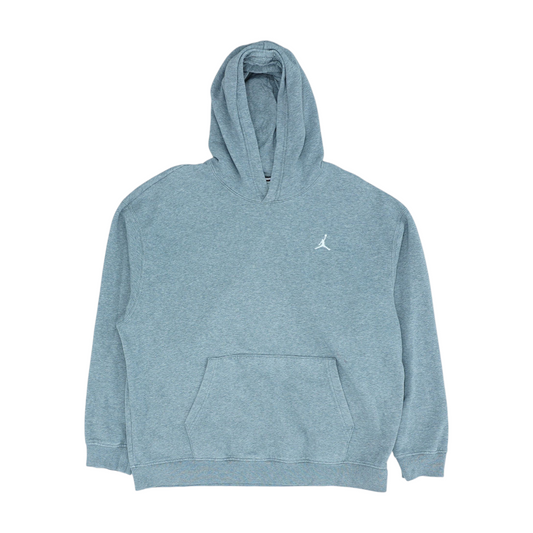 Gray Solid Hoodie Pullover