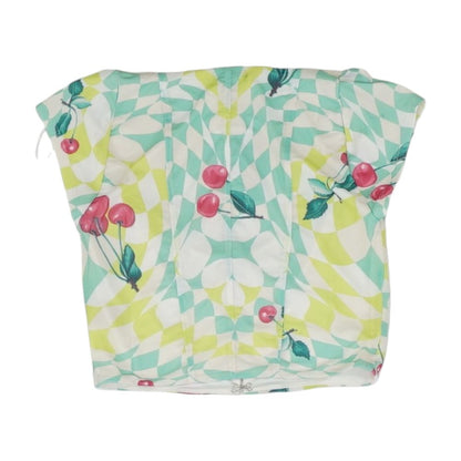 Multi Fruit Sleeveless Blouse