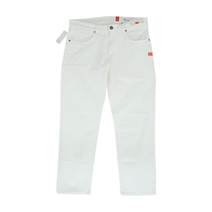 White Straight Jeans