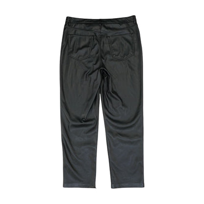 Black Solid Pants