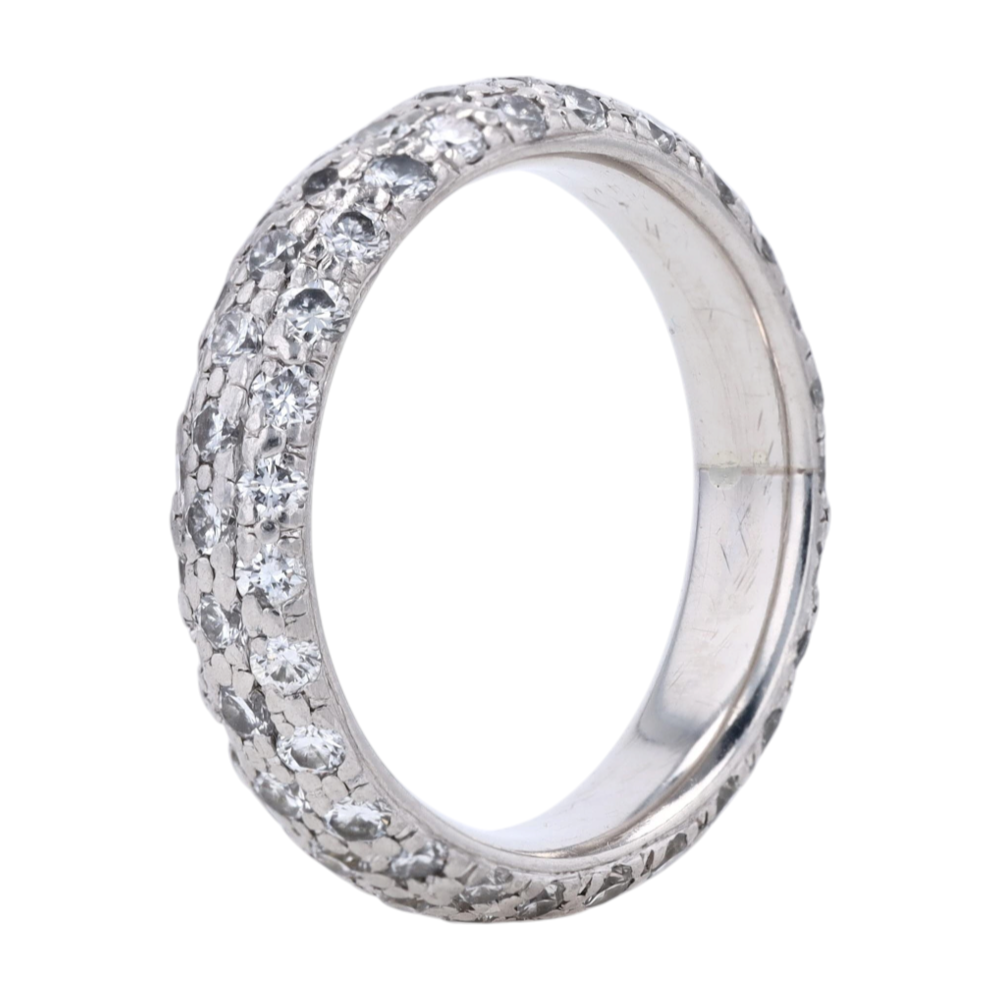 1 5/8 ctw Platinum Diamond Band