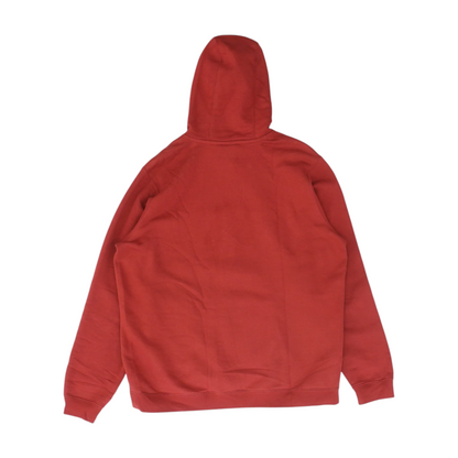 Red Solid Hoodie Pullover