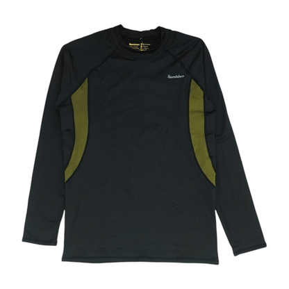 Romision Black Color Block Base Layer – Image 1