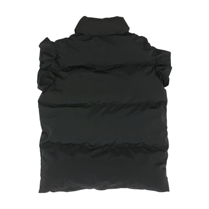 Black Solid Active Vest