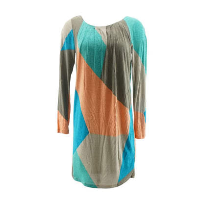 Multi Color Block Midi Dress