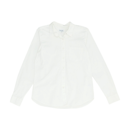 White Long Sleeve Button Down