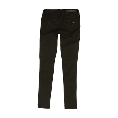 Black Mid Rise Skinny Leg Jeans