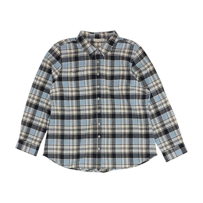 Blue Plaid Button Down