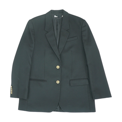 Black Solid Blazer