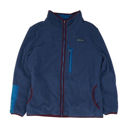 Blue Color Block Lightweight Jacket