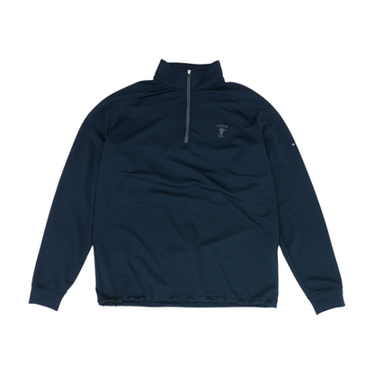 Navy Solid 1/4 Zip Pullover