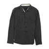 Gray Striped Flannel Button Down