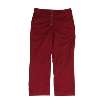 Burgundy Casual Pants