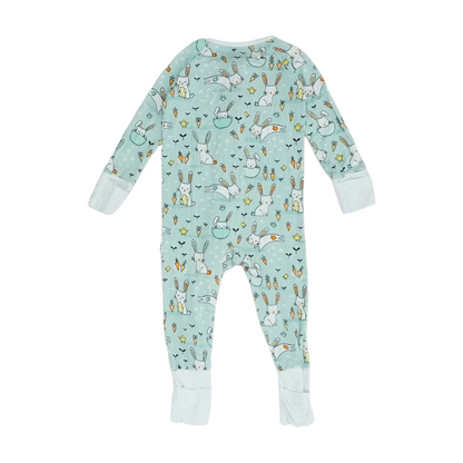 Green Print One-Piece