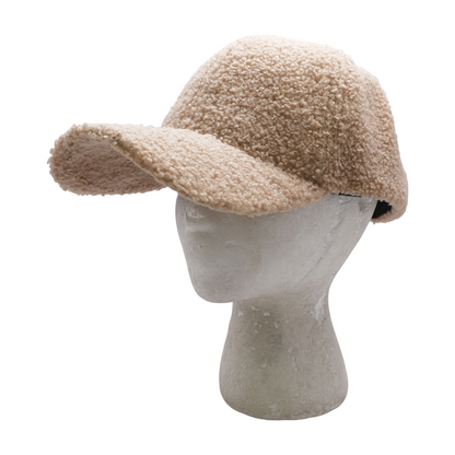 Beige Ballcap Hat