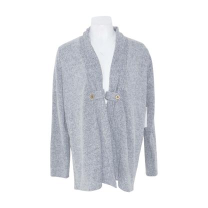 Gray Cardigan Sweater