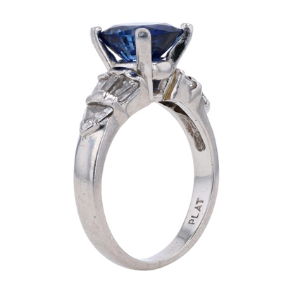 2 1/2 ctw Platinum Sapphire Fashion Ring