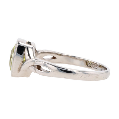 Sterling Silver Cubic Zirconia Fashion Ring