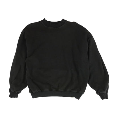 Black Solid Sweatshirt