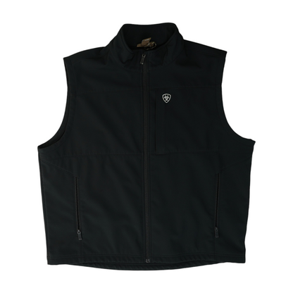 Black Solid Vest