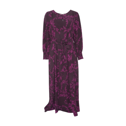 Brown Floral Maxi Dress