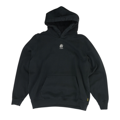 Black Solid Hoodie Pullover