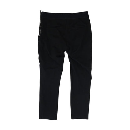 Black Solid Pants
