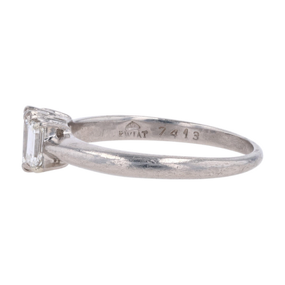 3/4 ctw Platinum Diamond Engagement Ring