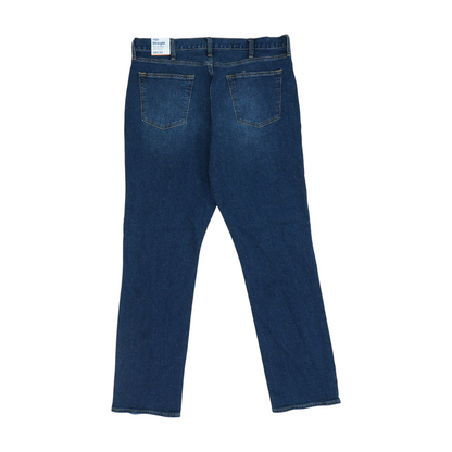 Navy Straight Jeans